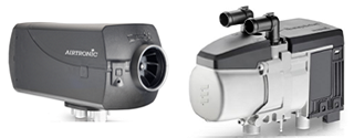 Eberspaecher Air & Water Heaters heaters are independent of both the engine and of the vehicle’s HVAC system.